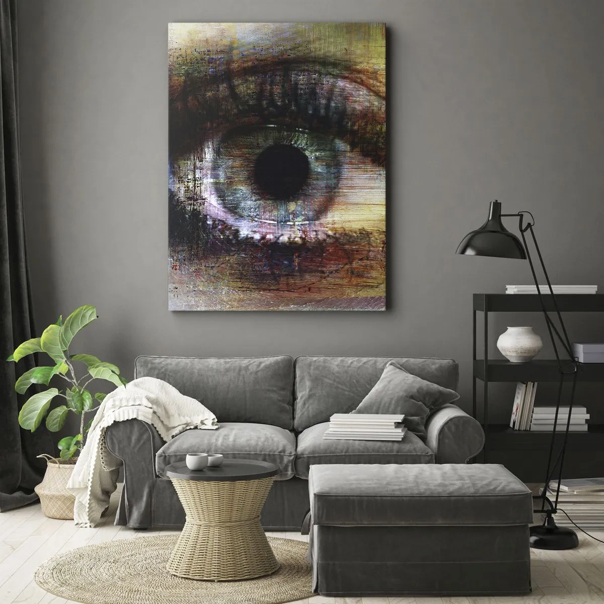 Canvas picture - You Can See Inside the Soul - 50x70 cm