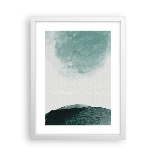 Poster in white frmae - Encounter With Fog - 30x40 cm