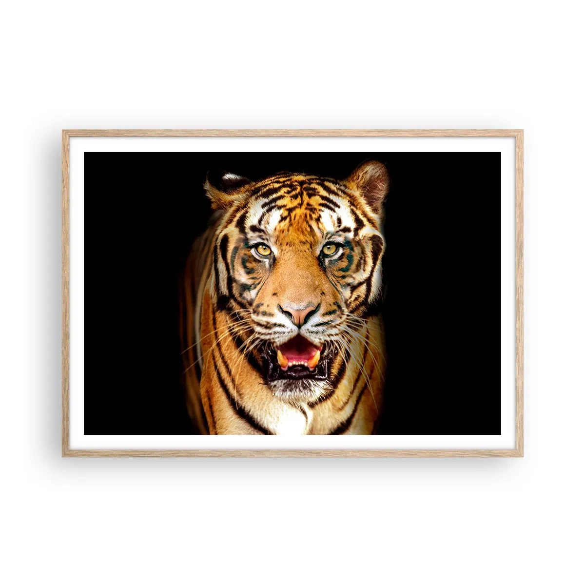 Poster in light oak frame - Wild at Heart - 100x70 cm