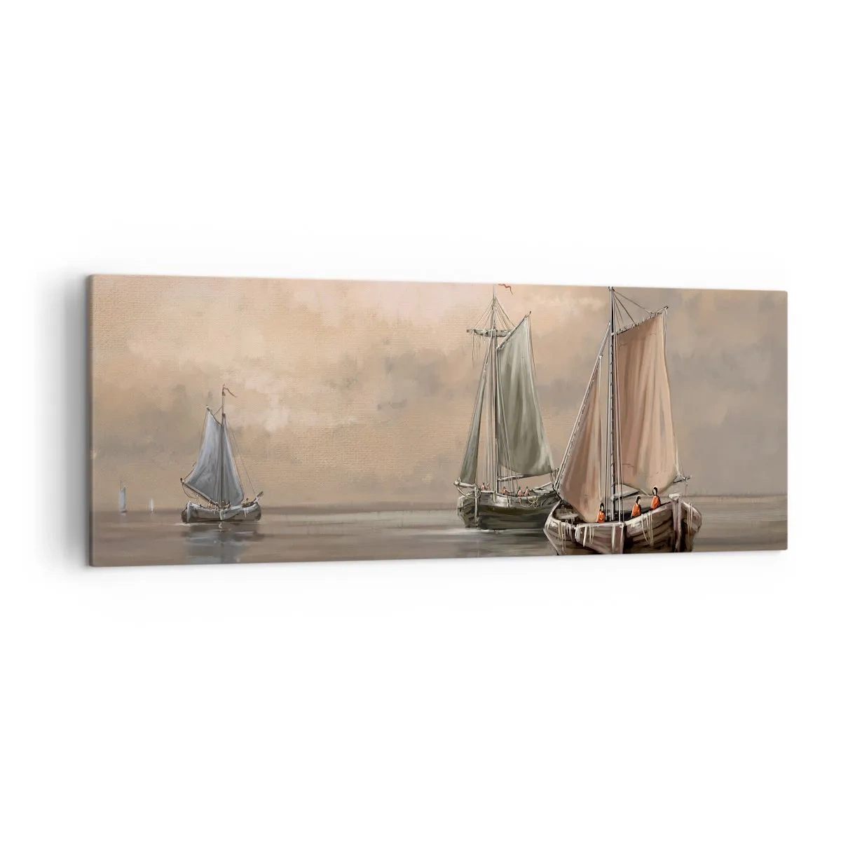 Canvas picture - Return of Sailors - 140x50 cm