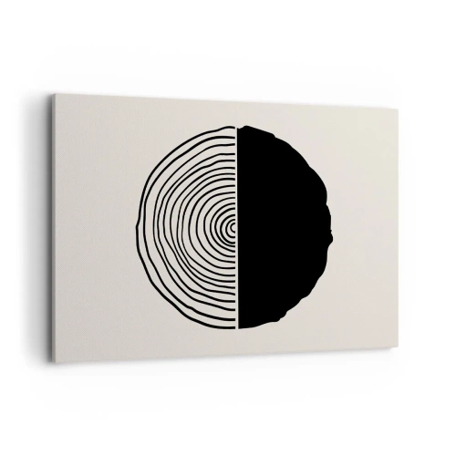Canvas picture - Half-half - 100x70 cm