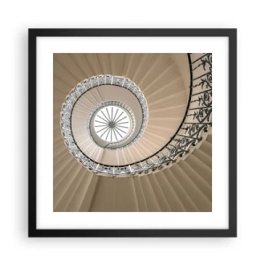 Poster in black frame - Inside the Shell - 40x40 cm