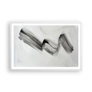 Poster in white frmae - Casually for Fun - 91x61 cm