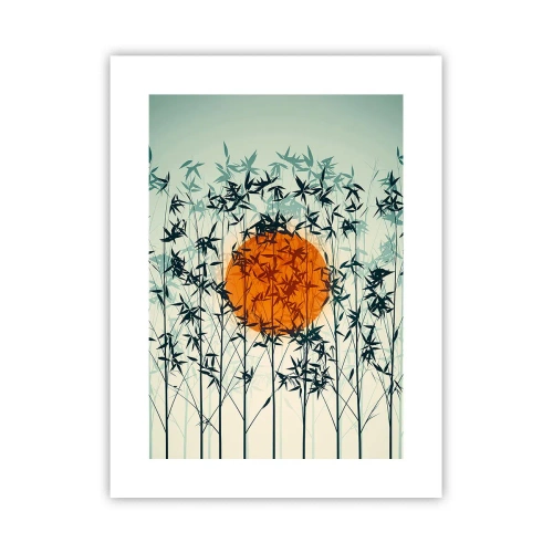 Poster - Japanese Sun - 30x40 cm