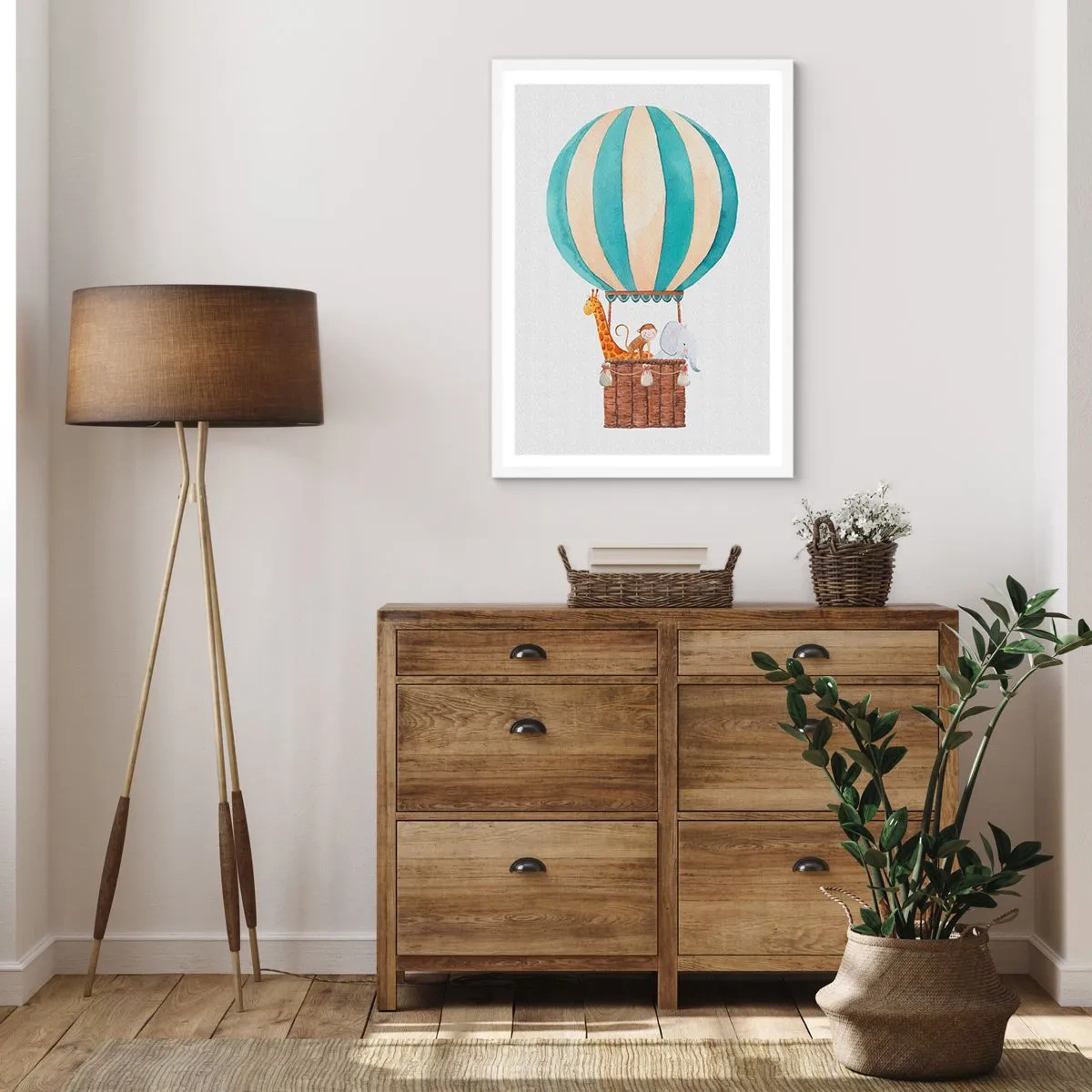 Poster in white frmae - Fantastic Trip - 40x50 cm