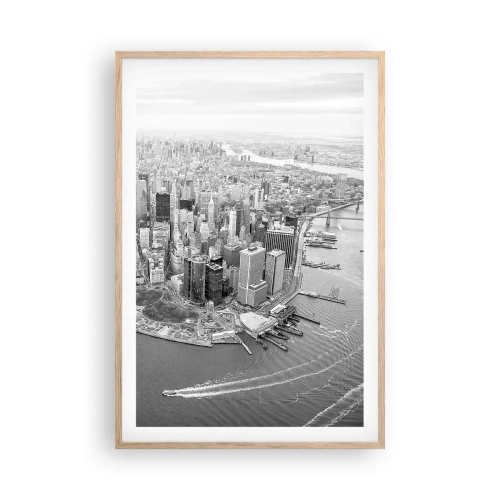 Poster in light oak frame - How Not to Love It? - 61x91 cm