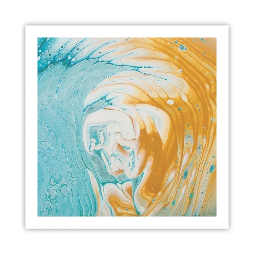 Poster - Pastel Swirl - 60x60 cm