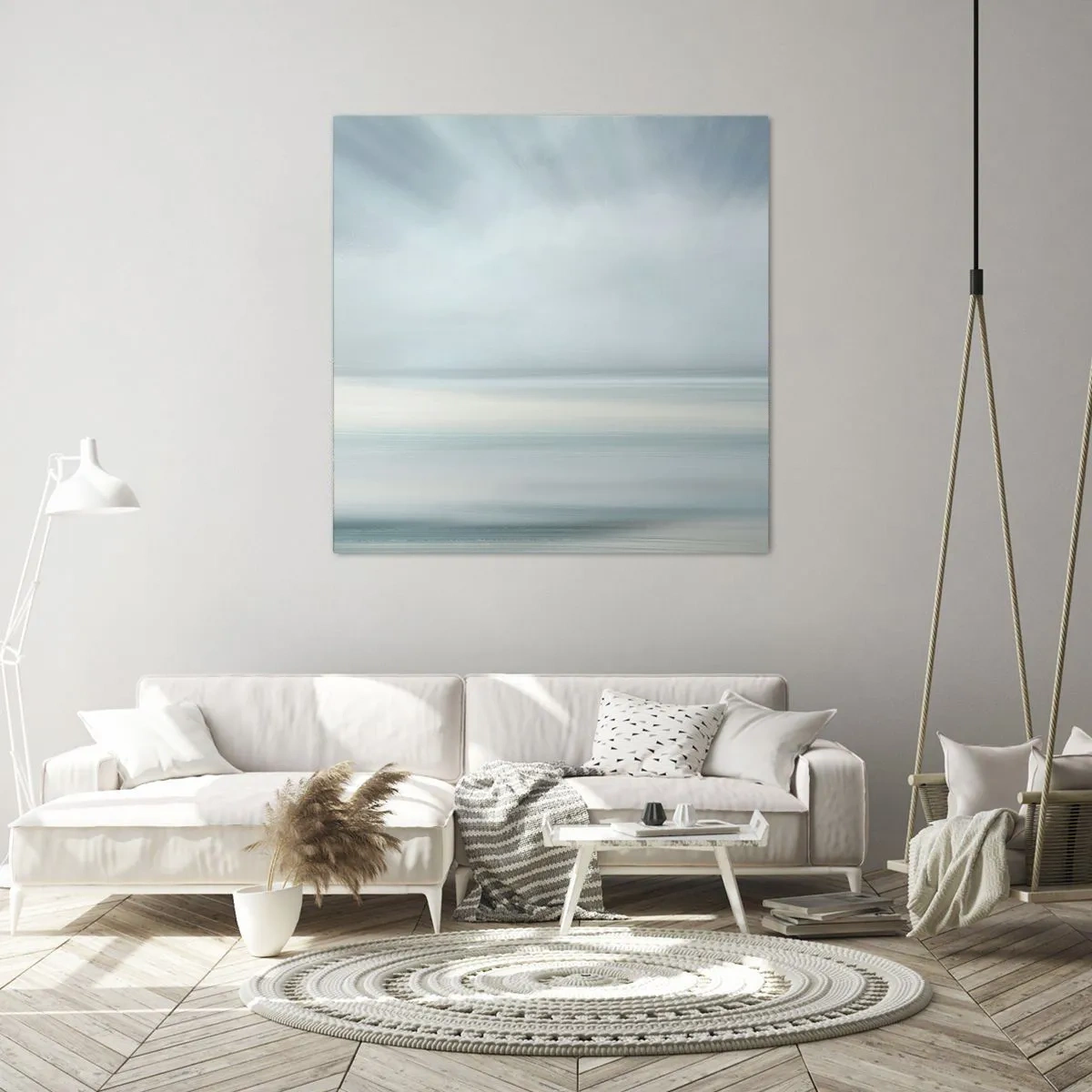Canvas picture - Calm up to the Horizon - 40x40 cm
