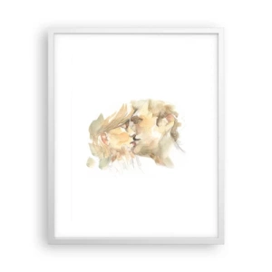 Poster in white frmae - The Missing Half? - 40x50 cm