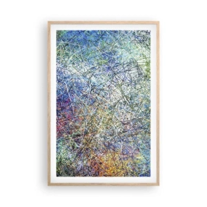 Poster in light oak frame - It's Not So Simple - 61x91 cm