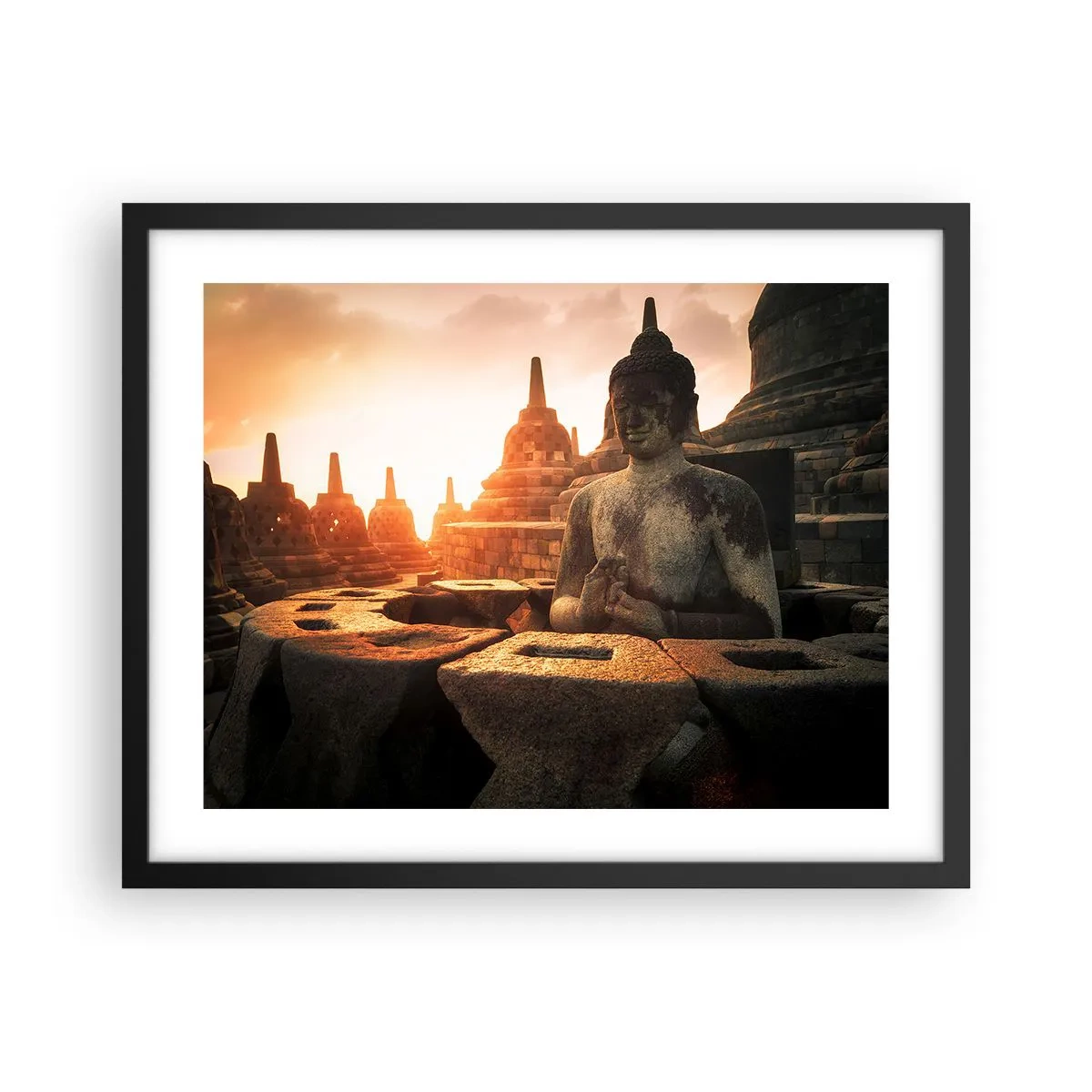 Poster in black frame - Weather of Great Wisdom - 50x40 cm