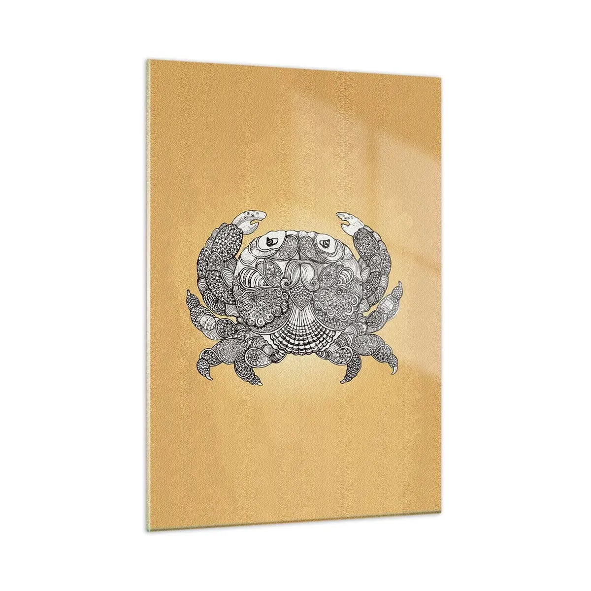 Glass picture - Tales of Mr Crab  - 50x70 cm