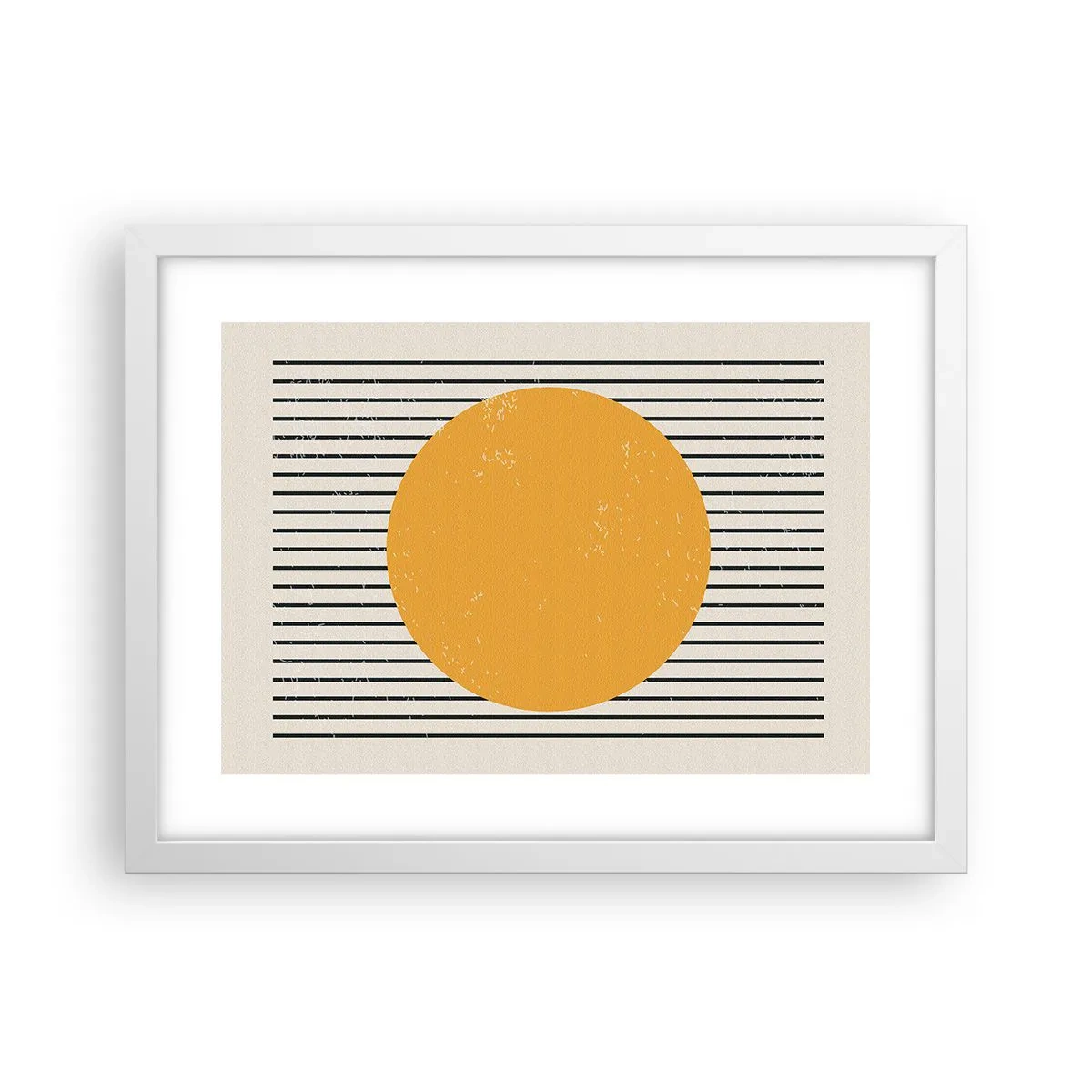 Poster in white frmae - Power of Simplicity - 40x30 cm