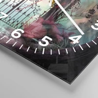 Clock face with numbers