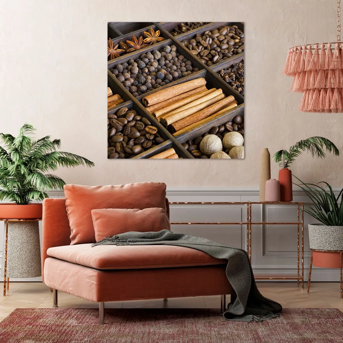 Canvas picture - Treasury of Aromas - 30x30 cm