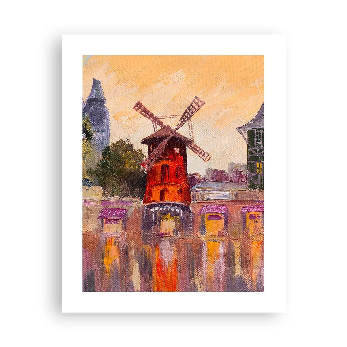 Poster - Icons of Paris - Moulin Rouge - 40x50 cm