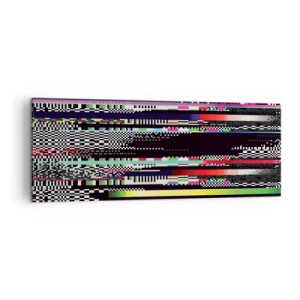 Canvas picture - Control Image of Reality - 140x50 cm