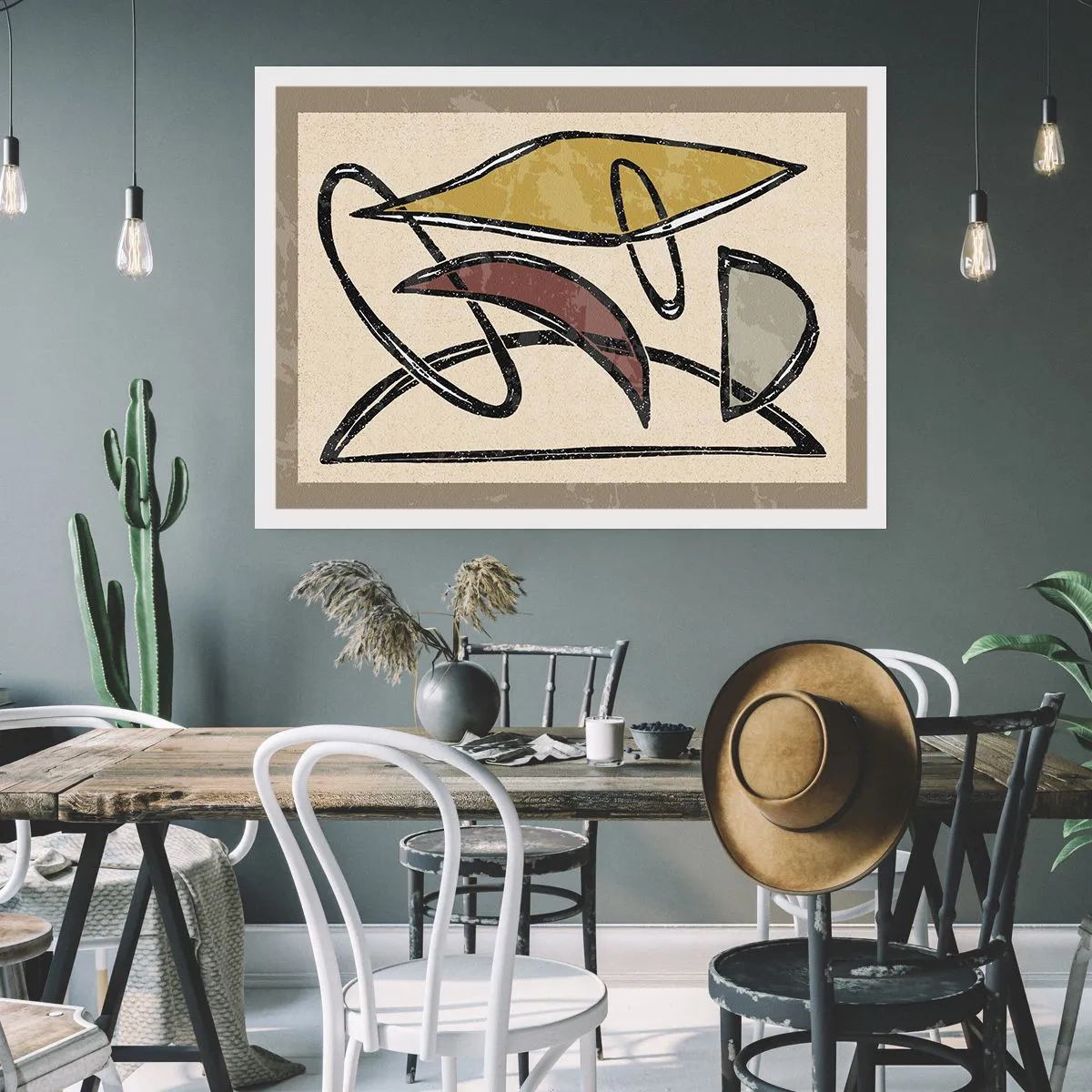 Poster - Verticals and Horizontals - 100x70 cm