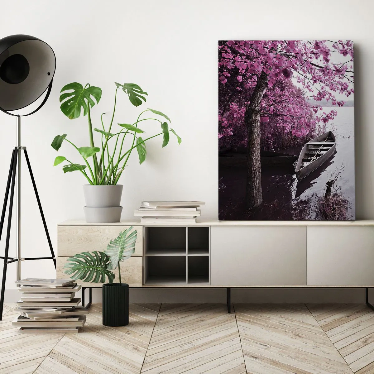 Canvas picture - In Pink Silence - 70x100 cm