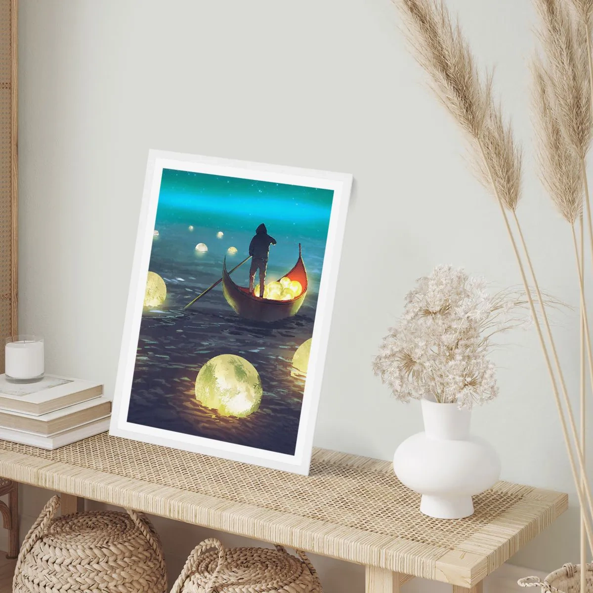 Poster in white frmae - Things that Philosophers Did Not Dream About - 40x50 cm