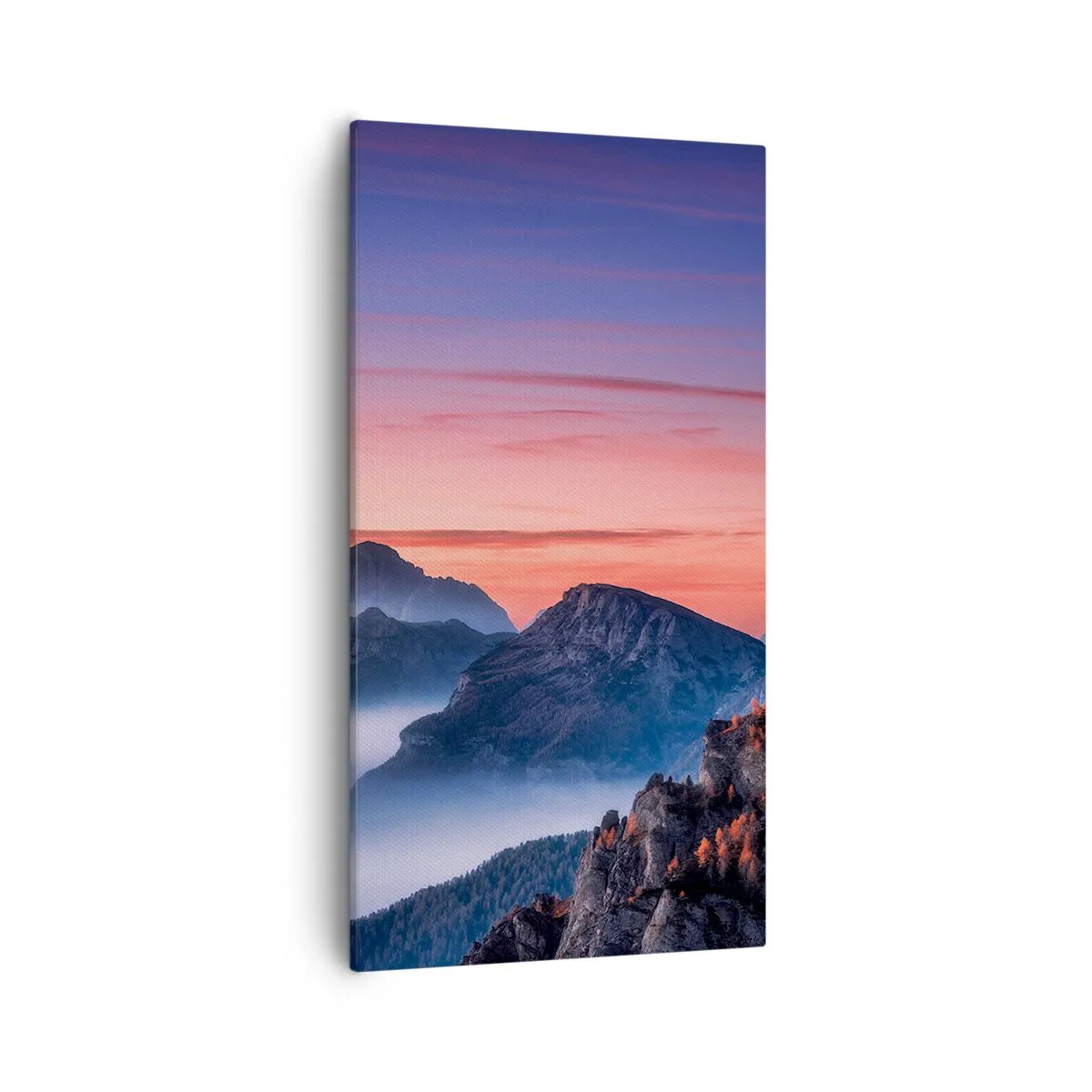 Canvas picture - Over the Valleys - 55x100 cm