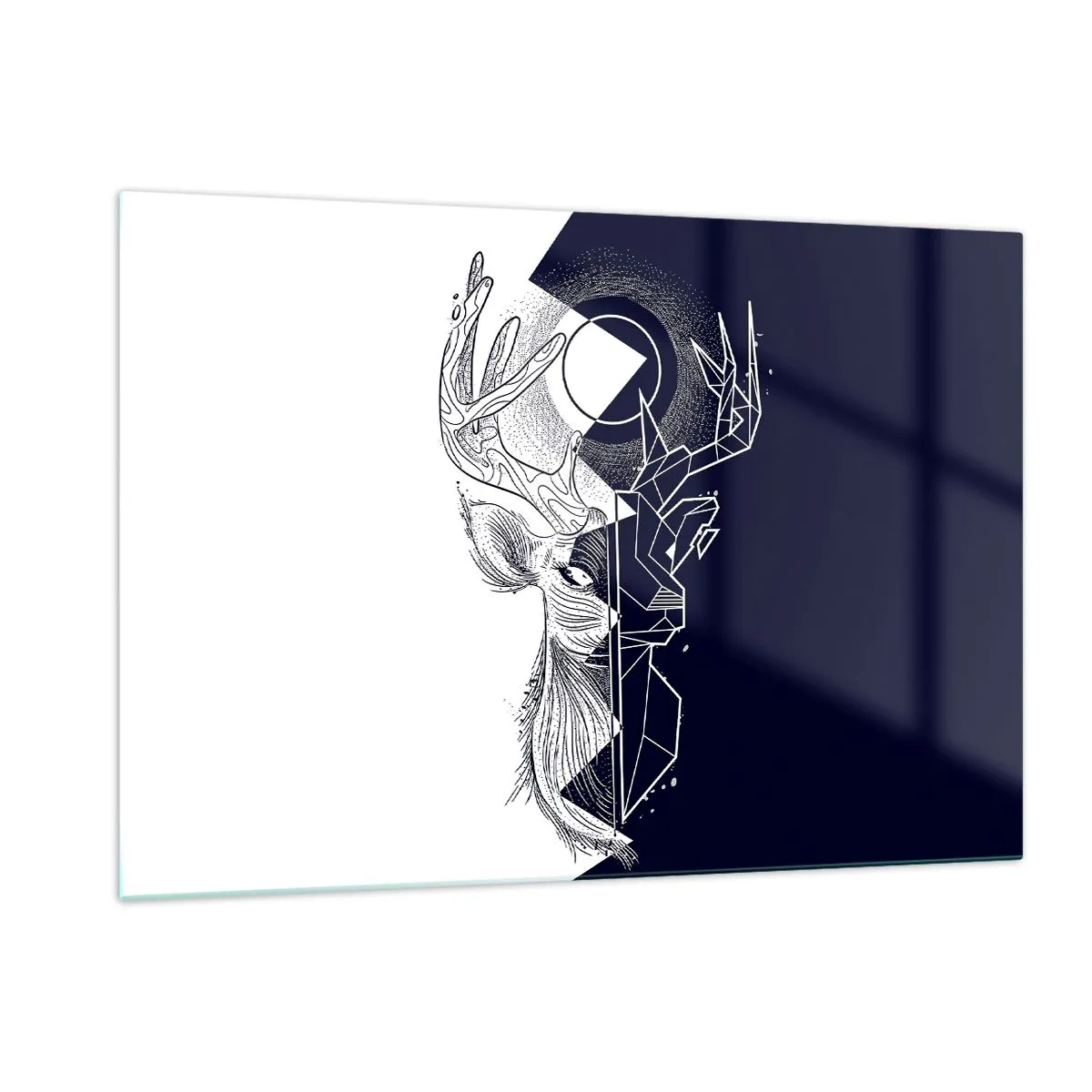 Glass picture - Struggle and Unity of the Opposites - 120x80 cm