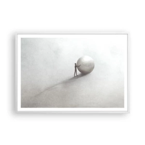 Poster in white frmae - Game of Life - 100x70 cm