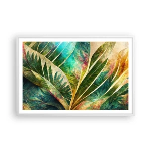 Poster in white frmae - Colours of the Tropics - 91x61 cm