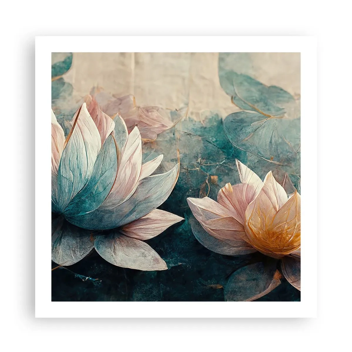 Poster - Stars of the Lake - 60x60 cm