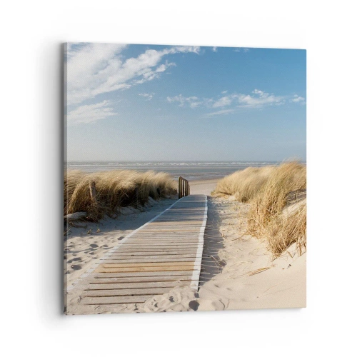 Canvas picture - Behind a Dune, in the Hum of Trees - 70x70 cm