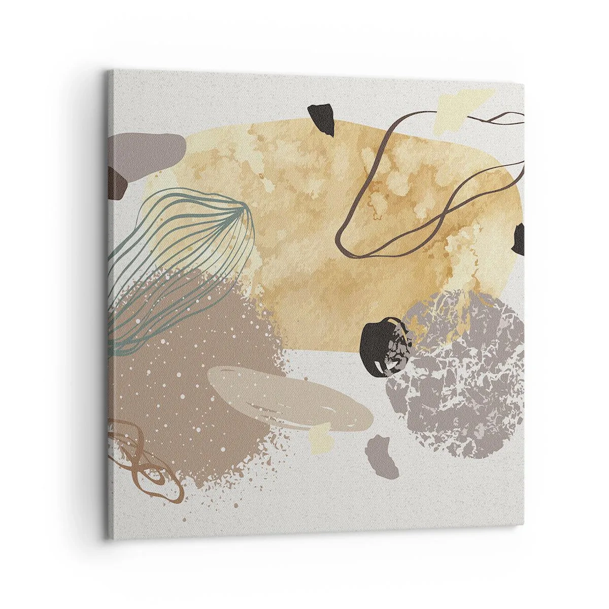 Canvas picture - Applied Splashing - 60x60 cm