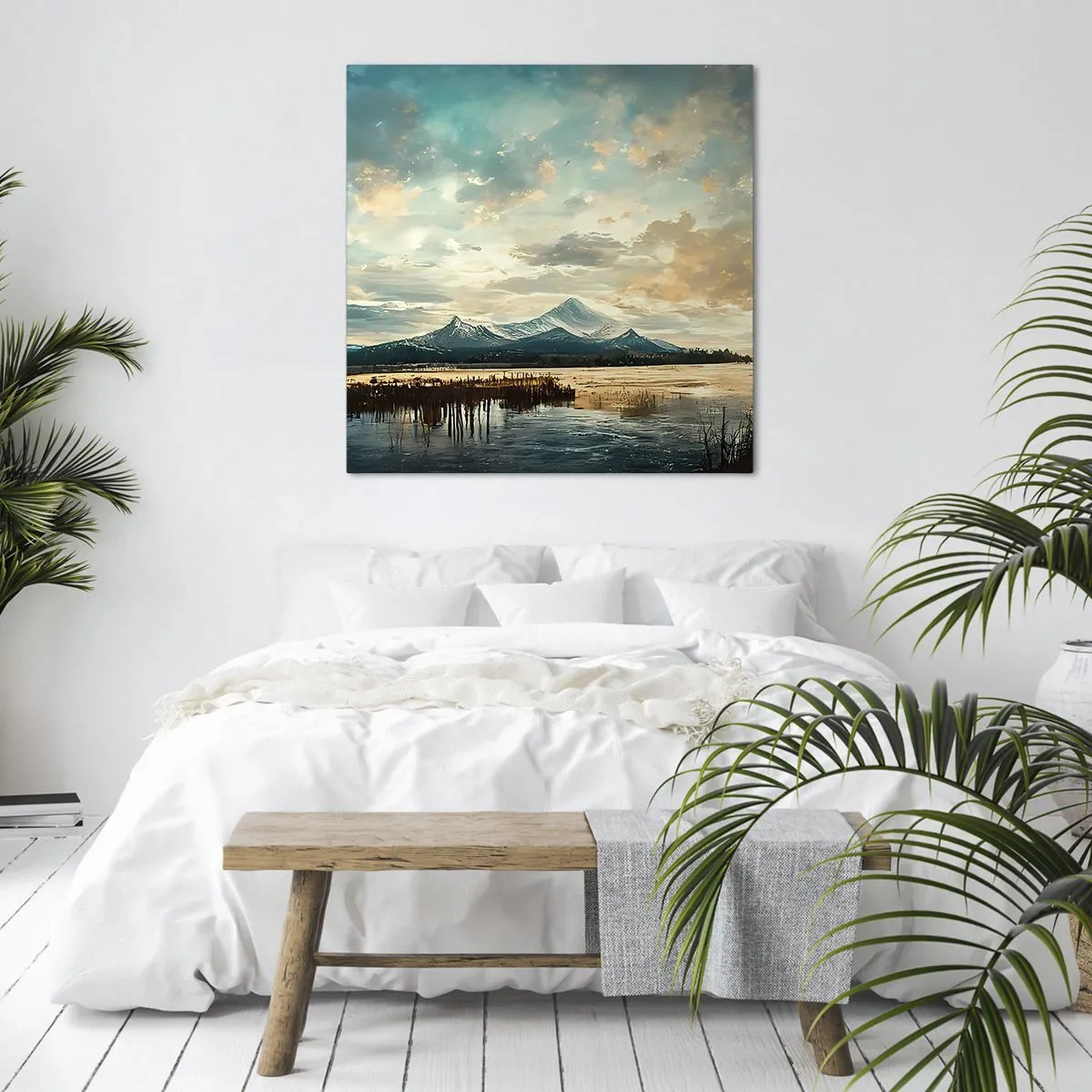 Canvas picture - Under Heaven's Protection - 60x60 cm