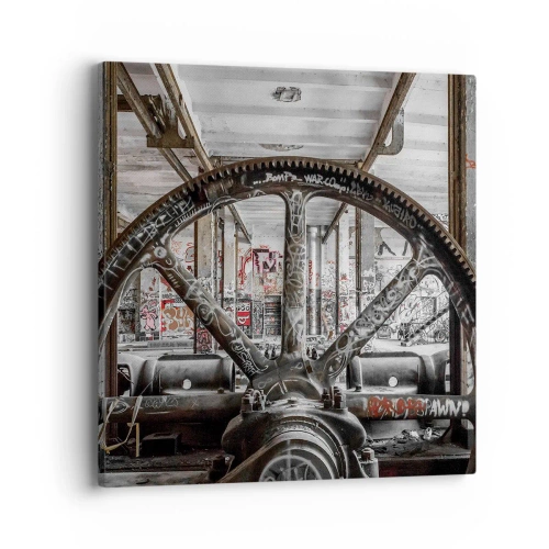 Canvas picture - Secret Life of a Factory - 40x40 cm