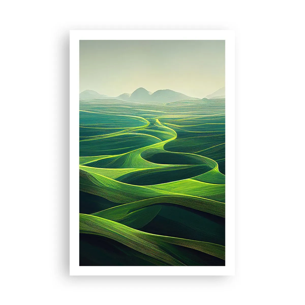 Poster - In Green Valleys - 61x91 cm
