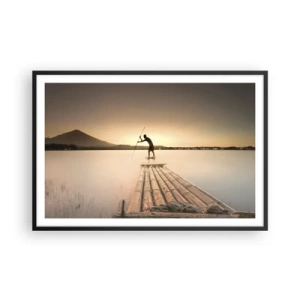 Poster in black frame - Before Rest - 91x61 cm