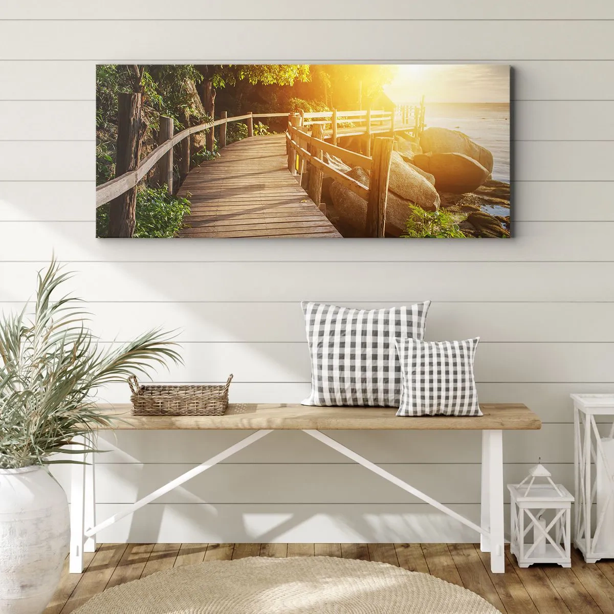 Canvas picture - Another Bend, New Wonders - 100x40 cm