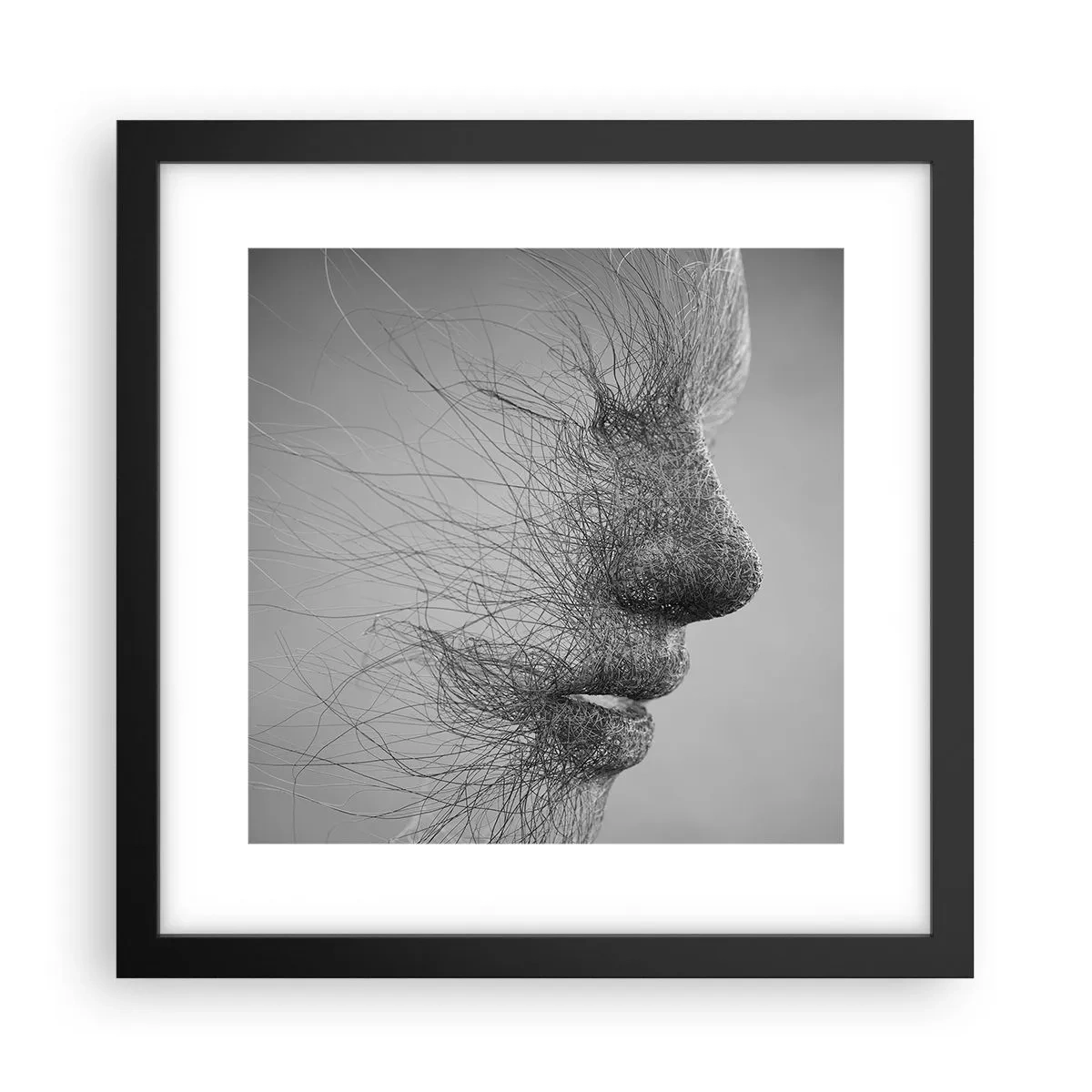 Poster in black frame - Spirit of the Wind - 30x30 cm