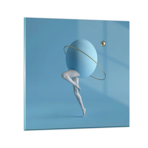 Glass picture - And Planets Are Going Crazy - 30x30 cm