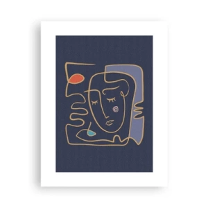 Poster - Deeply In Thoughts - 30x40 cm