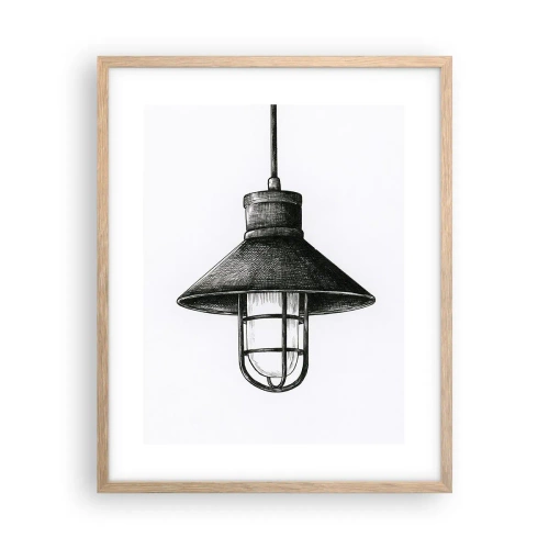 Poster in light oak frame - Like In the Old Days… - 40x50 cm