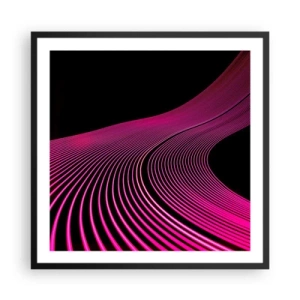 Poster in black frame - Alley of Light - 60x60 cm