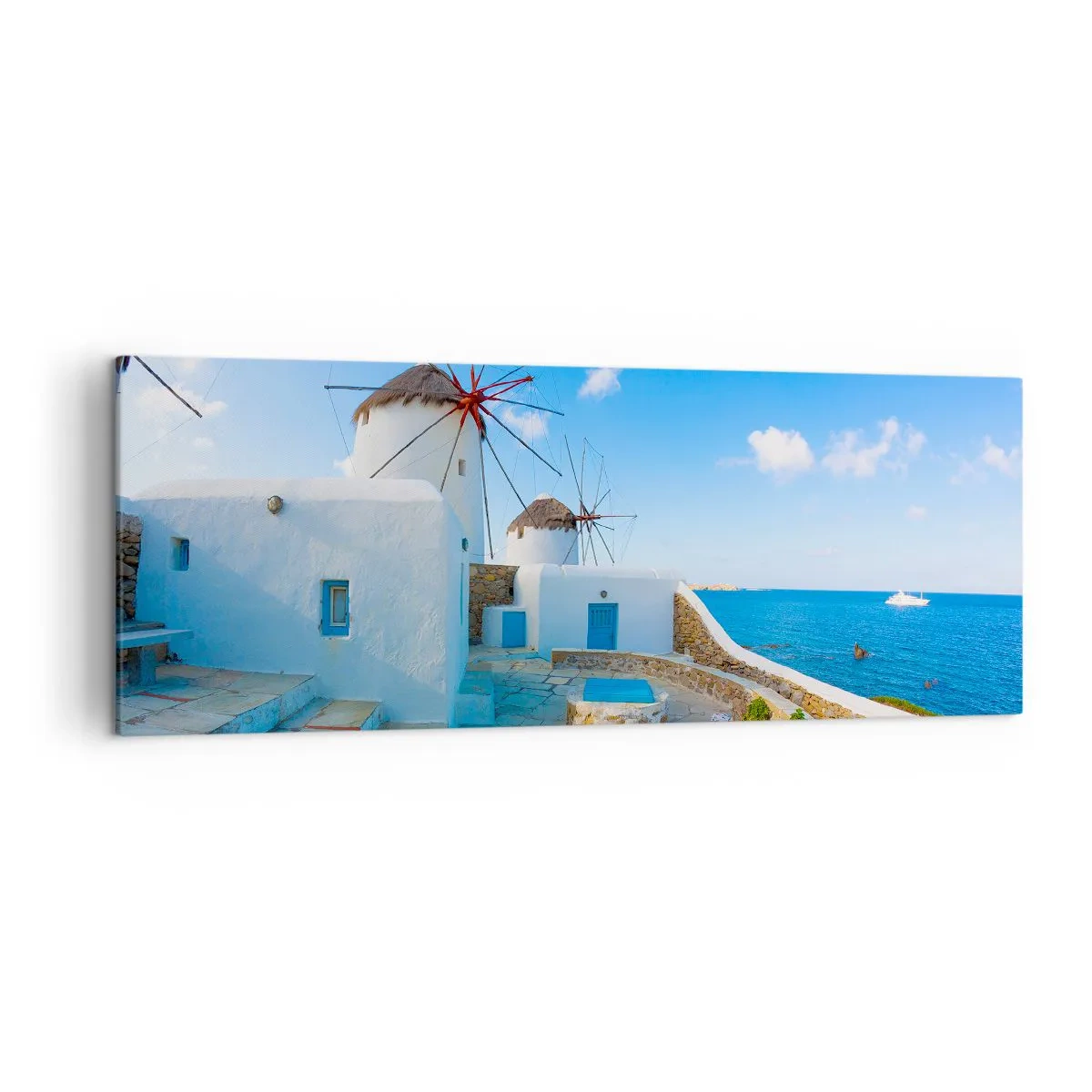 Canvas picture - Blue Wind from the Sea - 140x50 cm