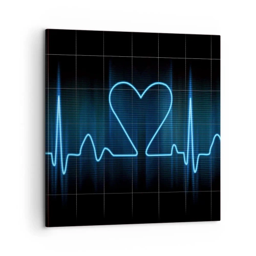 Canvas picture - In a Heartbeat - 60x60 cm