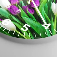 Clock face with numbers