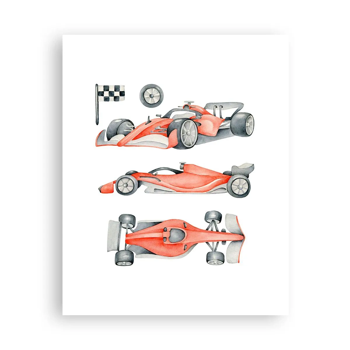 Poster - Race for the Dreams - 40x50 cm
