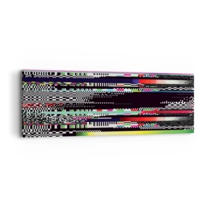 Canvas picture - Control Image of Reality - 90x30 cm