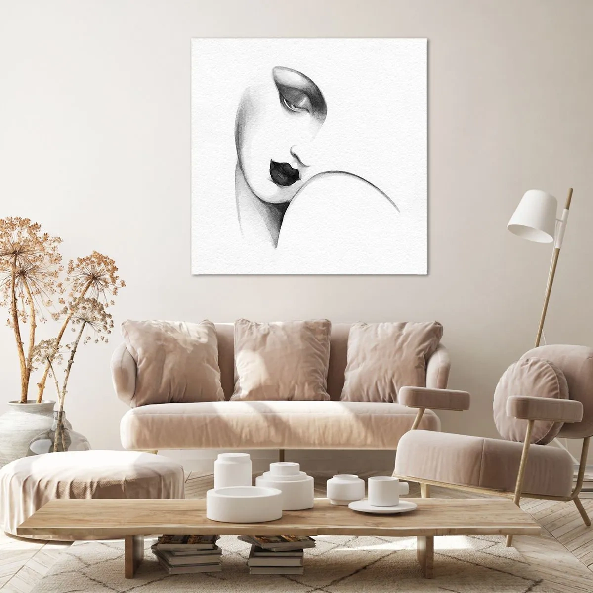 Canvas picture - Lempicka Style - 70x70 cm