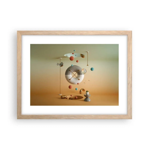Poster in light oak frame - Anything Can Happen - 40x30 cm