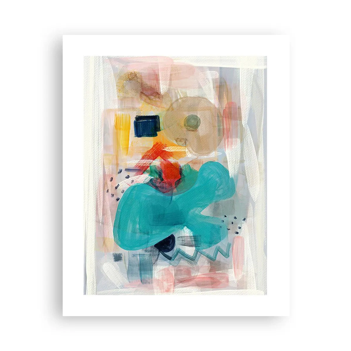 Poster - Colourful Game - 40x50 cm