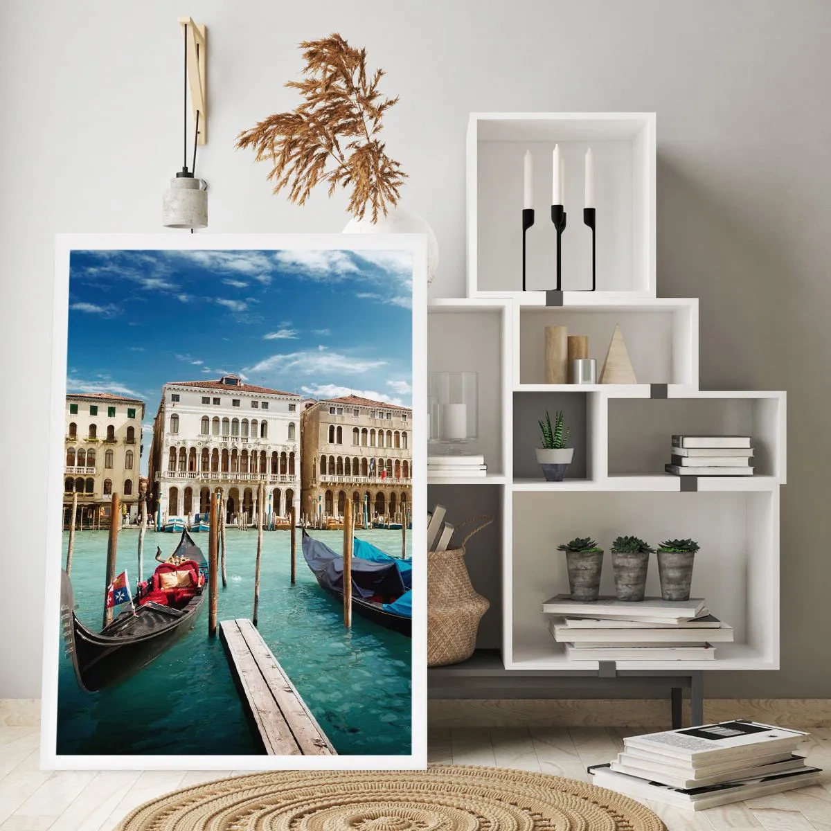 Poster - Palaces in Blue - 61x91 cm